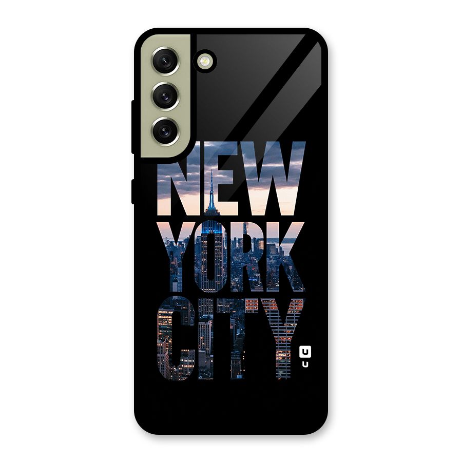 New York City Glass Back Case for Galaxy S21 FE 5G
