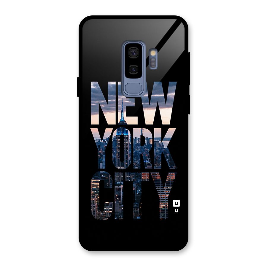 New York City Glass Back Case for Galaxy S9 Plus