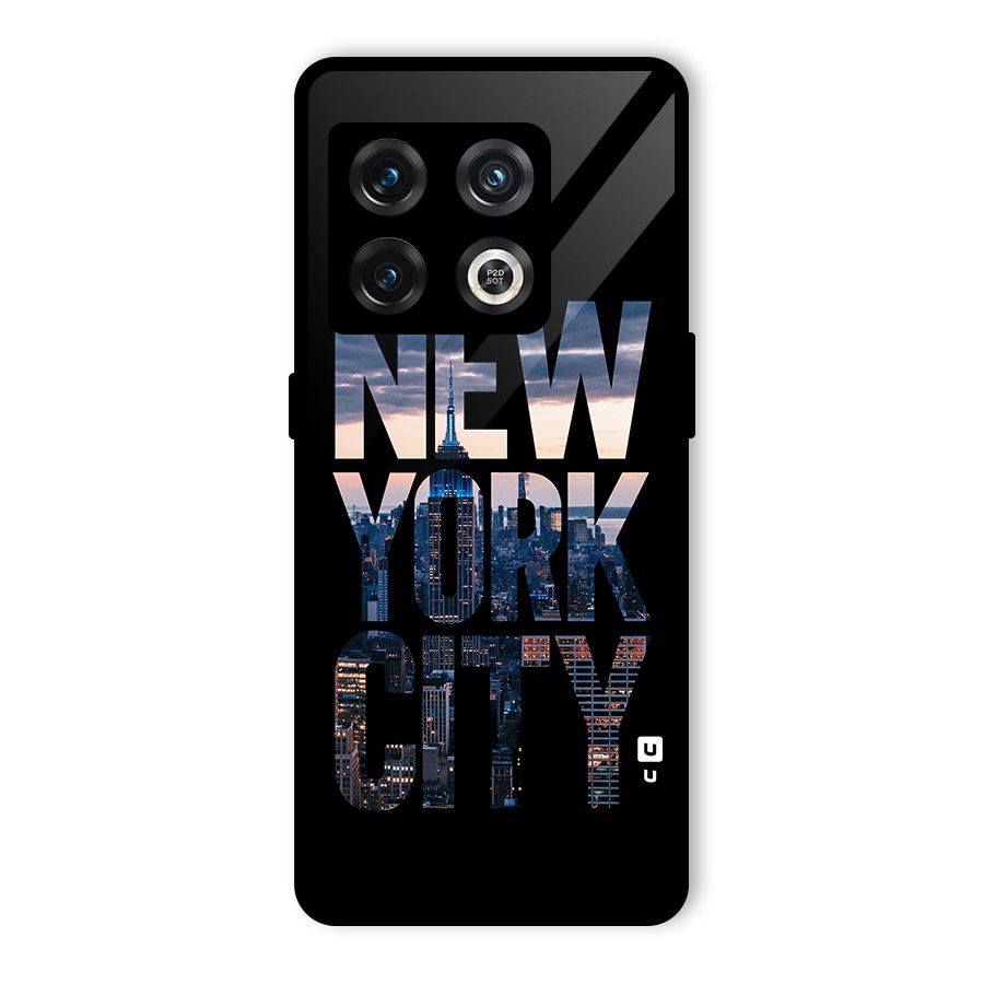 New York City Glass Back Case for OnePlus 10 Pro 5G