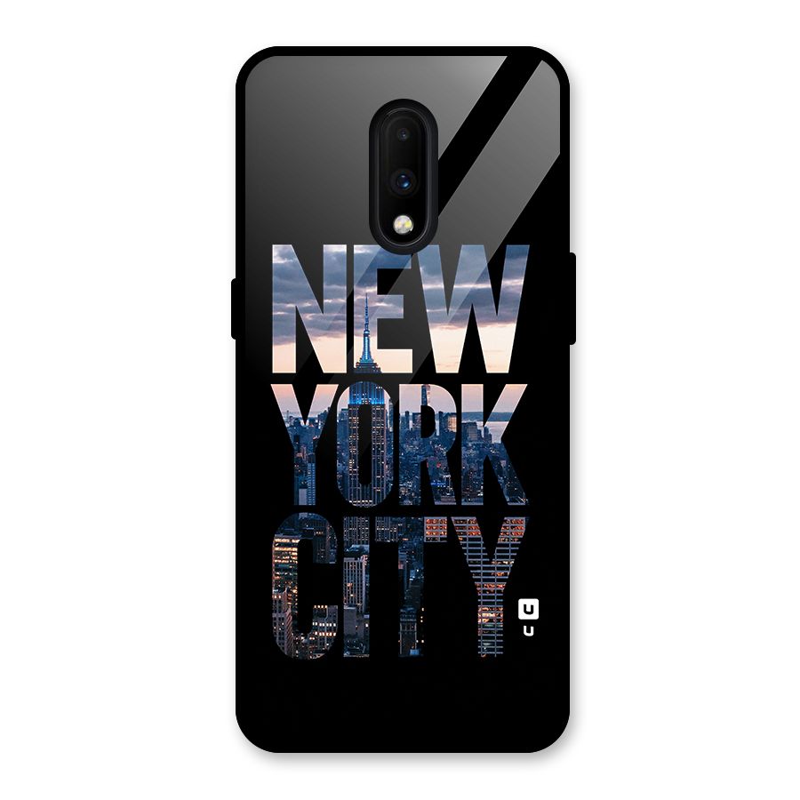 New York City Glass Back Case for OnePlus 7