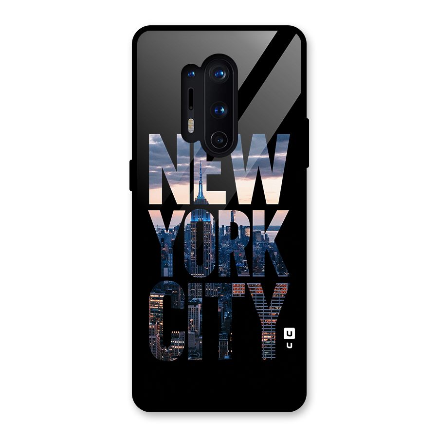 New York City Glass Back Case for OnePlus 8 Pro