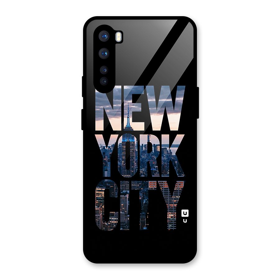 New York City Glass Back Case for OnePlus Nord