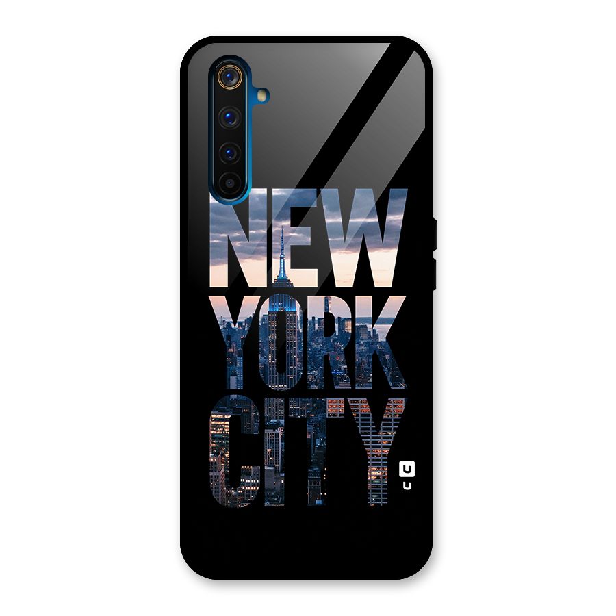 New York City Glass Back Case for Realme 6 Pro