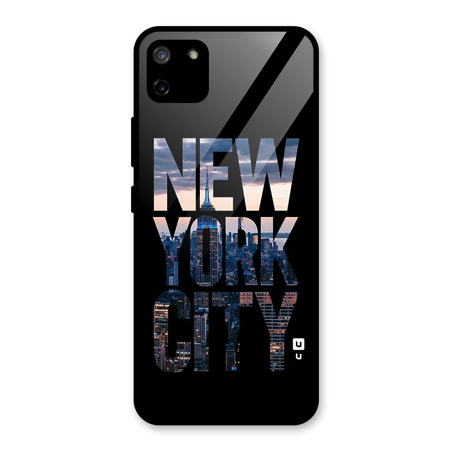 New York City Glass Back Case for Realme C11