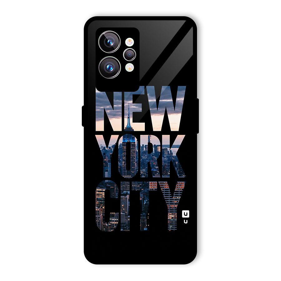 New York City Glass Back Case for Realme GT2 Pro