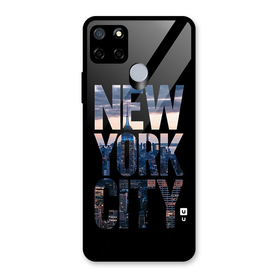 New York City Glass Back Case for Realme Narzo 20