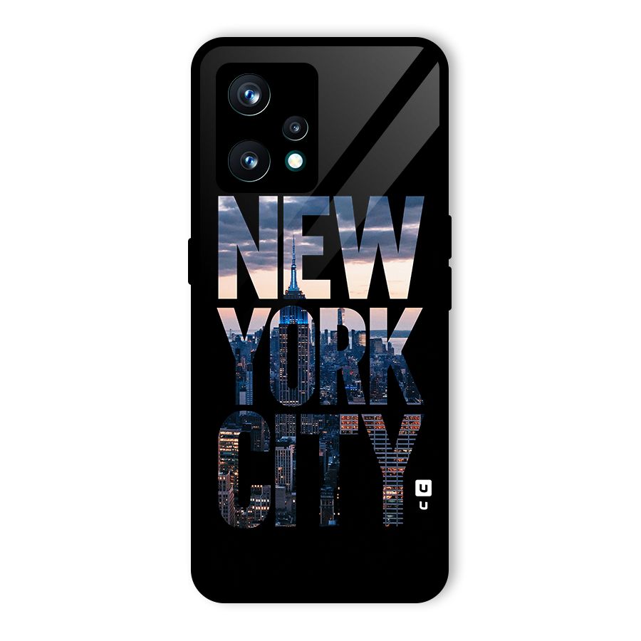 New York City Glass Back Case for Realme Narzo 50 Pro