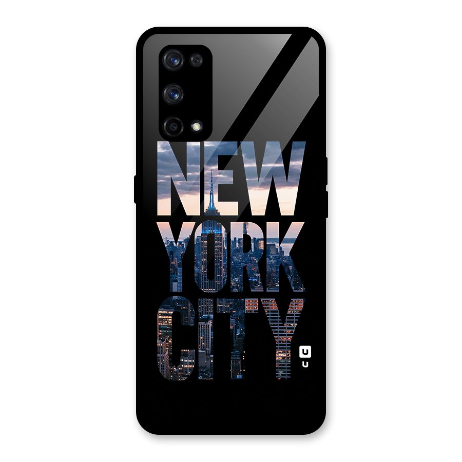 New York City Glass Back Case for Realme X7 Pro