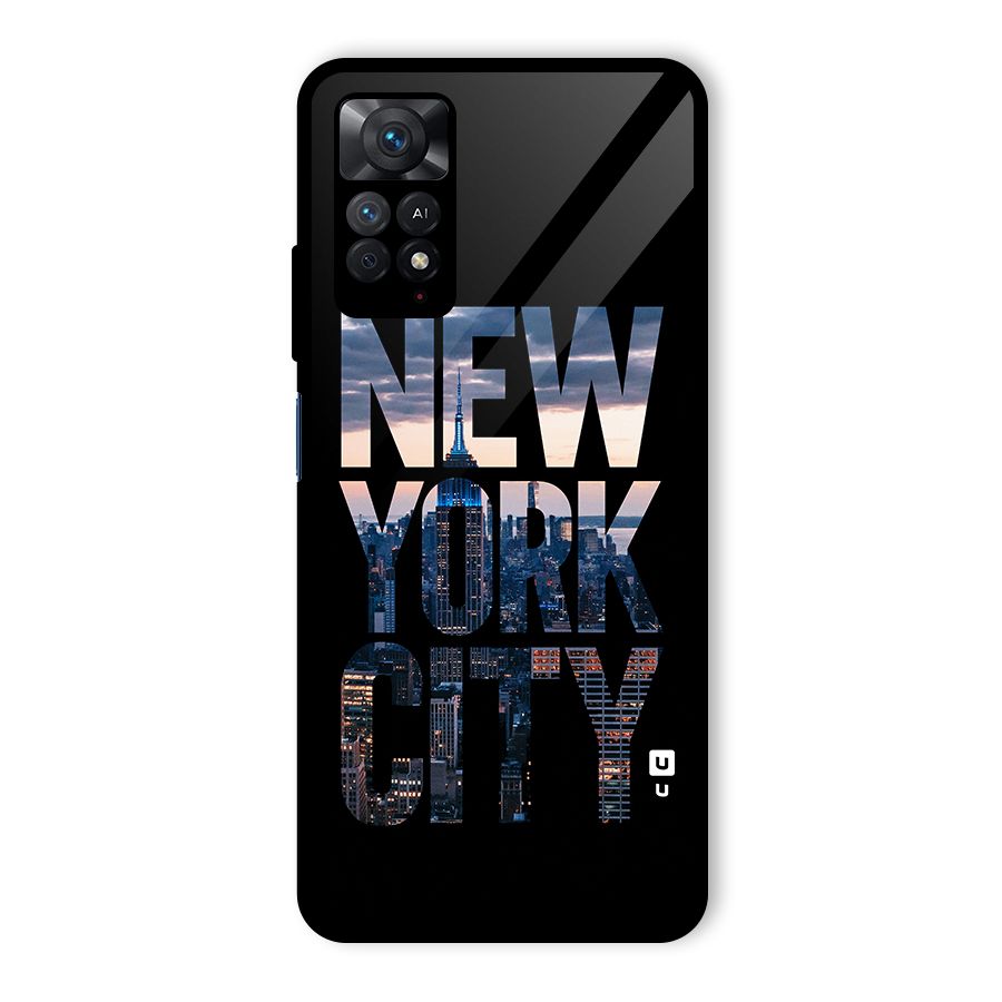New York City Glass Back Case for Redmi Note 11 Pro Plus 5G