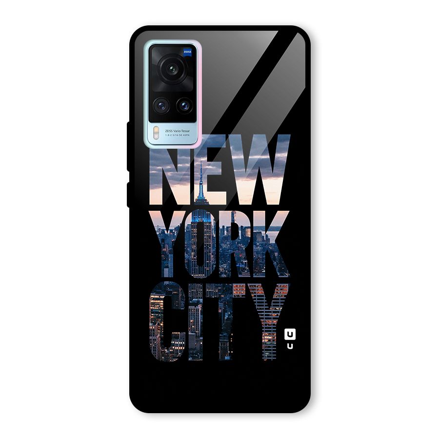 New York City Glass Back Case for Vivo X60