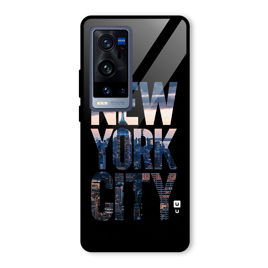New York City Glass Back Case for Vivo X60 Pro Plus