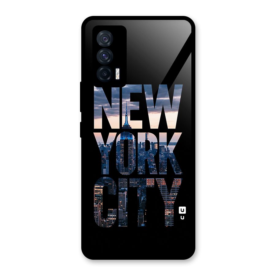New York City Glass Back Case for Vivo iQOO 7 5G