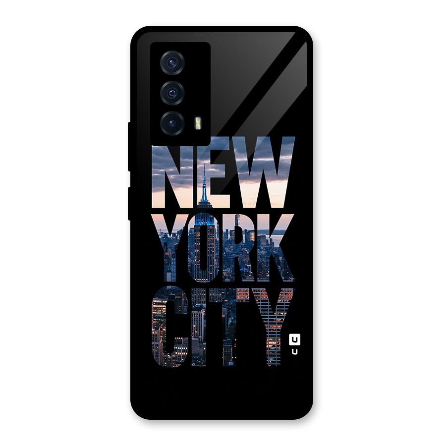 New York City Glass Back Case for Vivo iQOO Z5