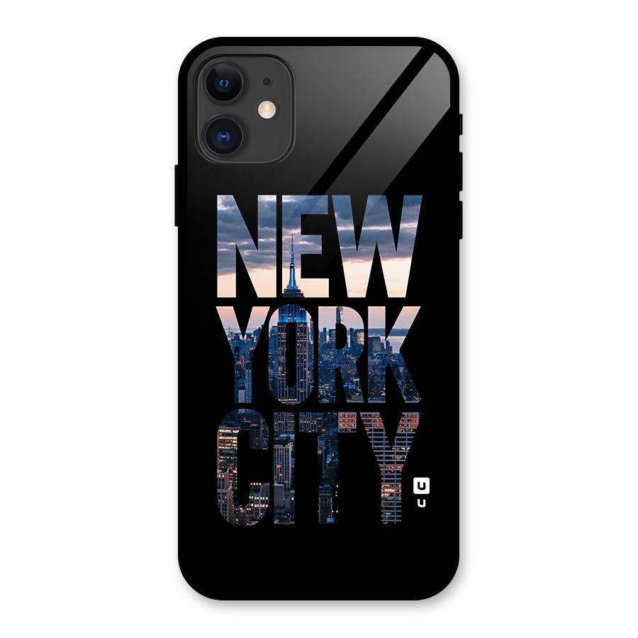 New York City Glass Back Case for iPhone 11