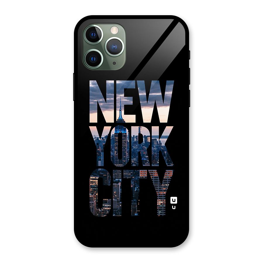 New York City Glass Back Case for iPhone 11 Pro