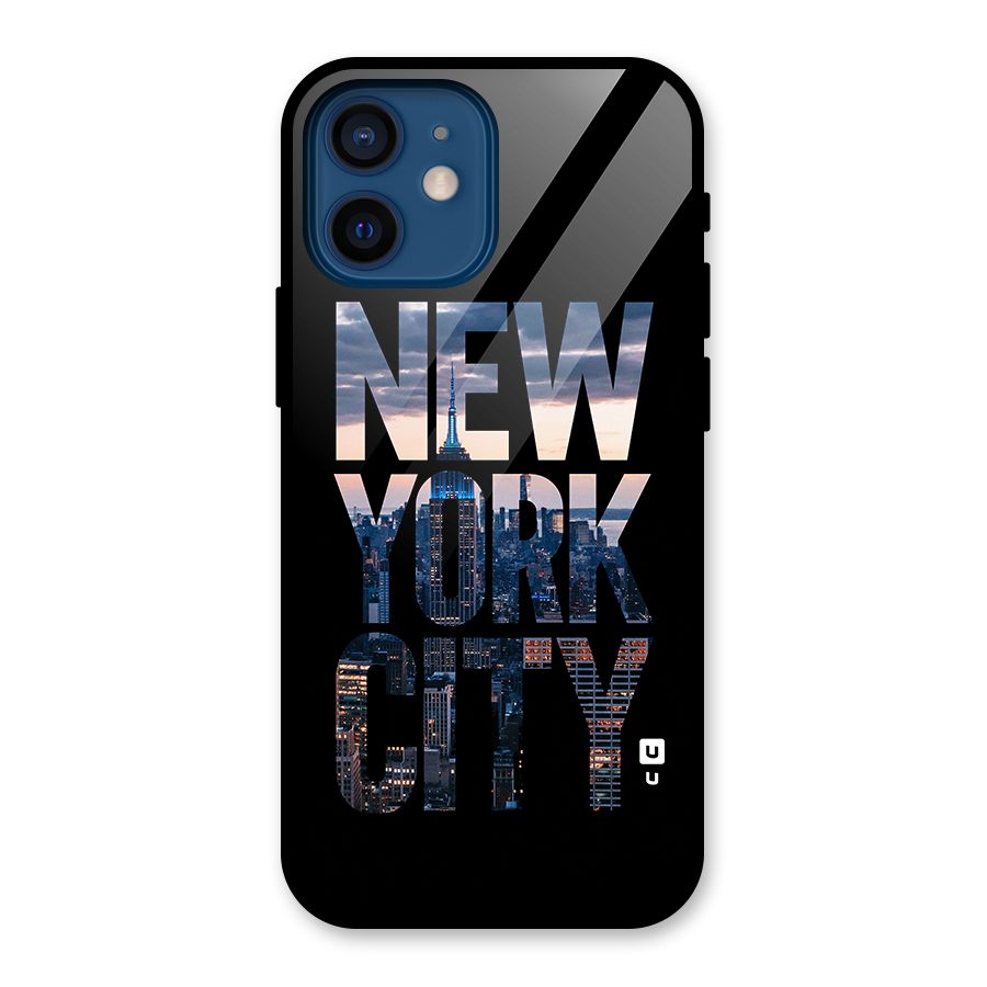 New York City Glass Back Case for iPhone 12 Mini
