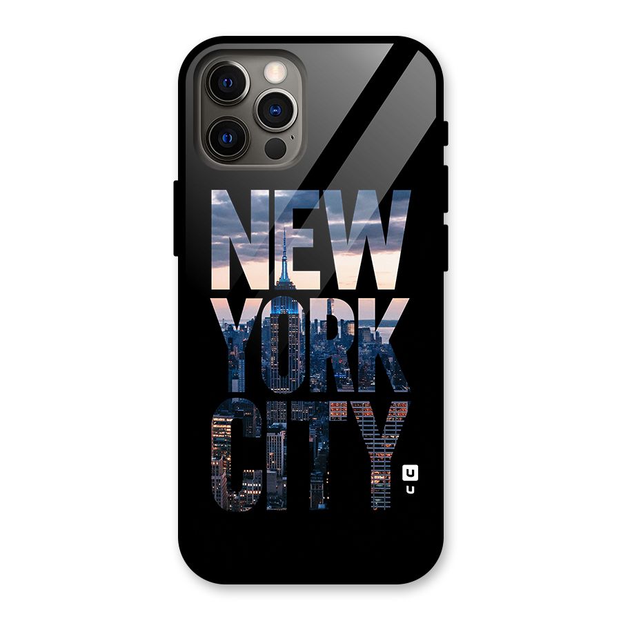 New York City Glass Back Case for iPhone 12 Pro