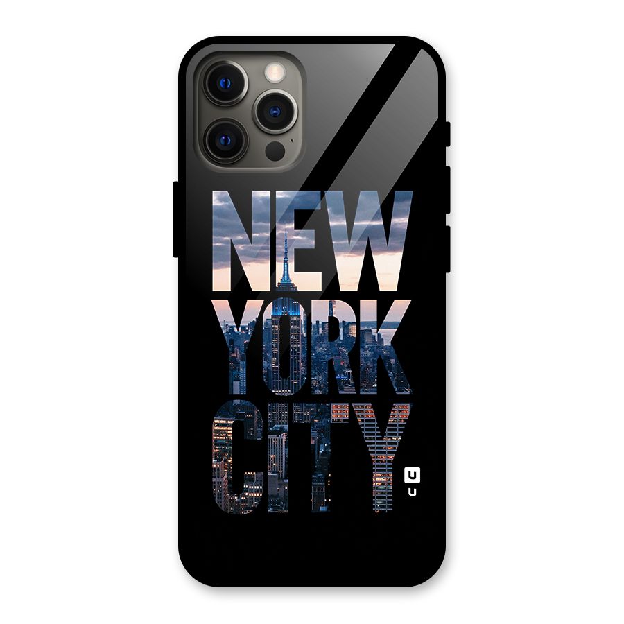 New York City Glass Back Case for iPhone 12 Pro Max