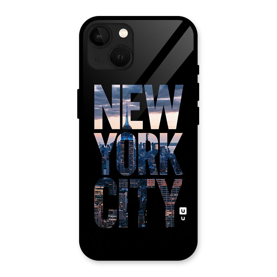 New York City Glass Back Case for iPhone 13
