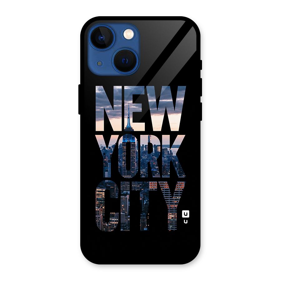 New York City Glass Back Case for iPhone 13 Mini
