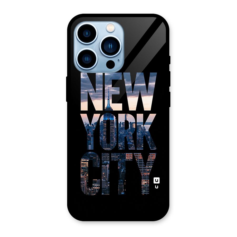 New York City Glass Back Case for iPhone 13 Pro