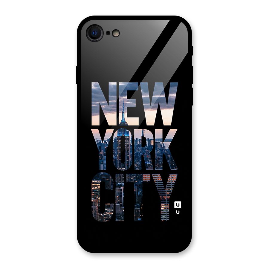New York City Glass Back Case for iPhone 7