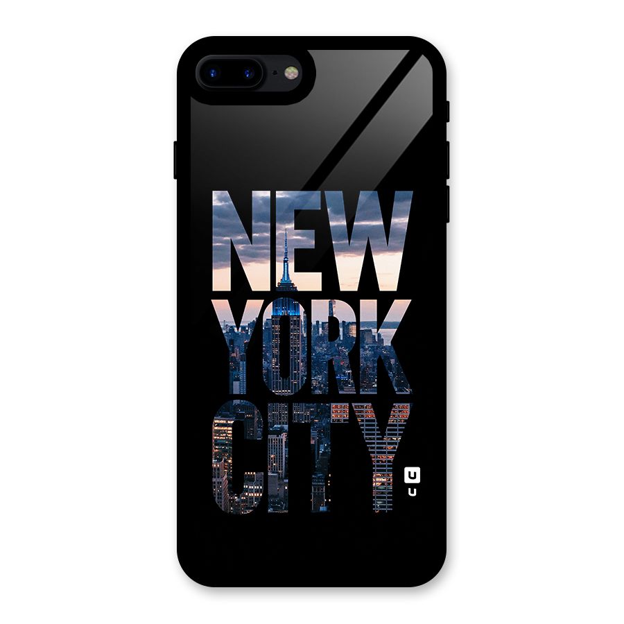 New York City Glass Back Case for iPhone 8 Plus