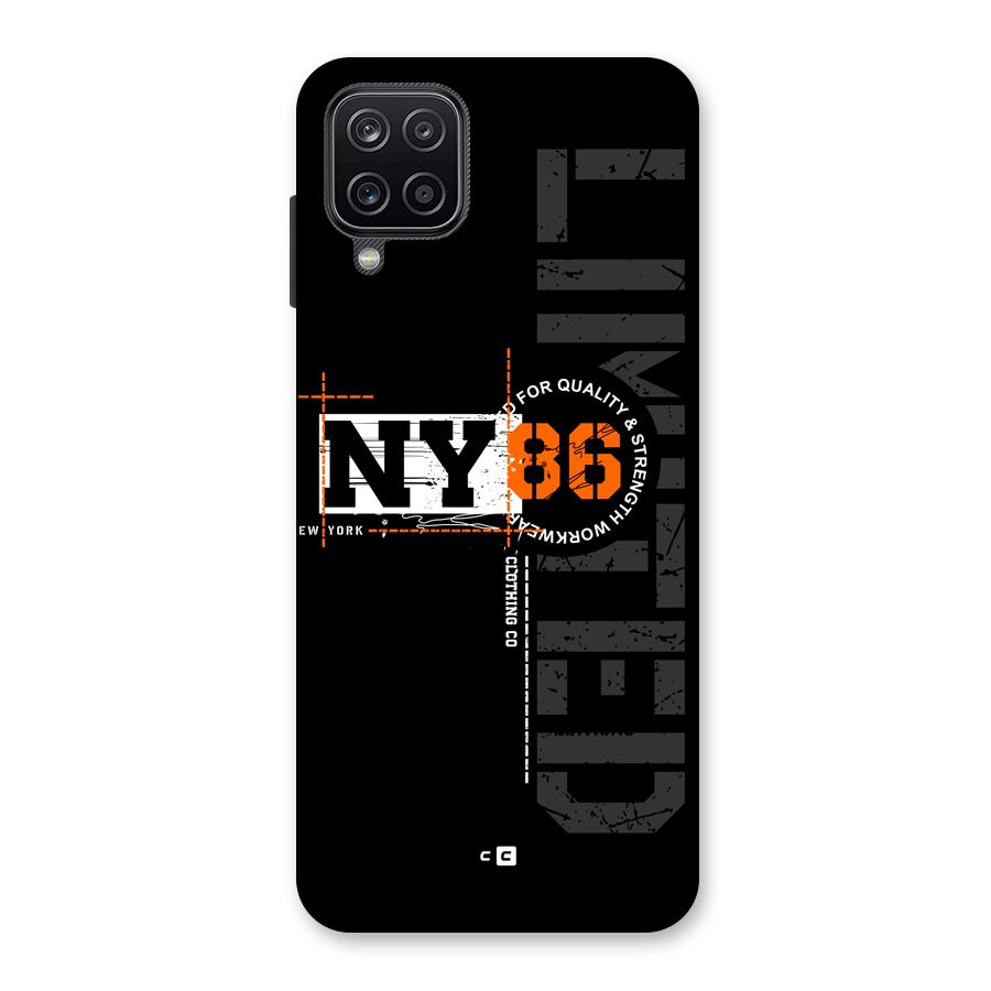 New York Limited Back Case for Galaxy A12