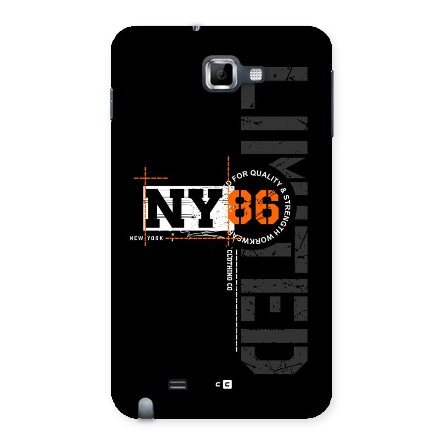 New York Limited Back Case for Galaxy Note