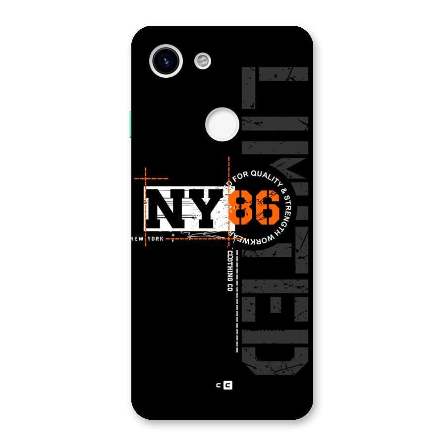 New York Limited Back Case for Google Pixel 3