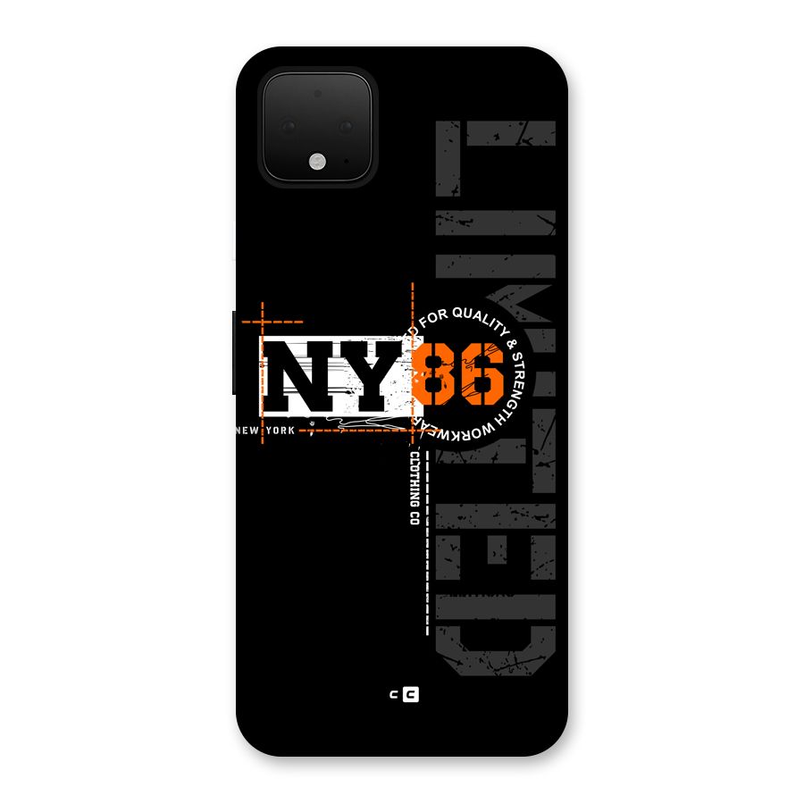 New York Limited Back Case for Google Pixel 4 XL