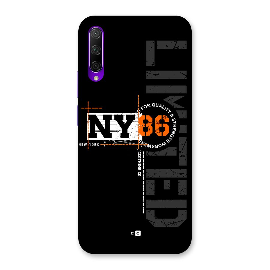 New York Limited Back Case for Honor 9X Pro