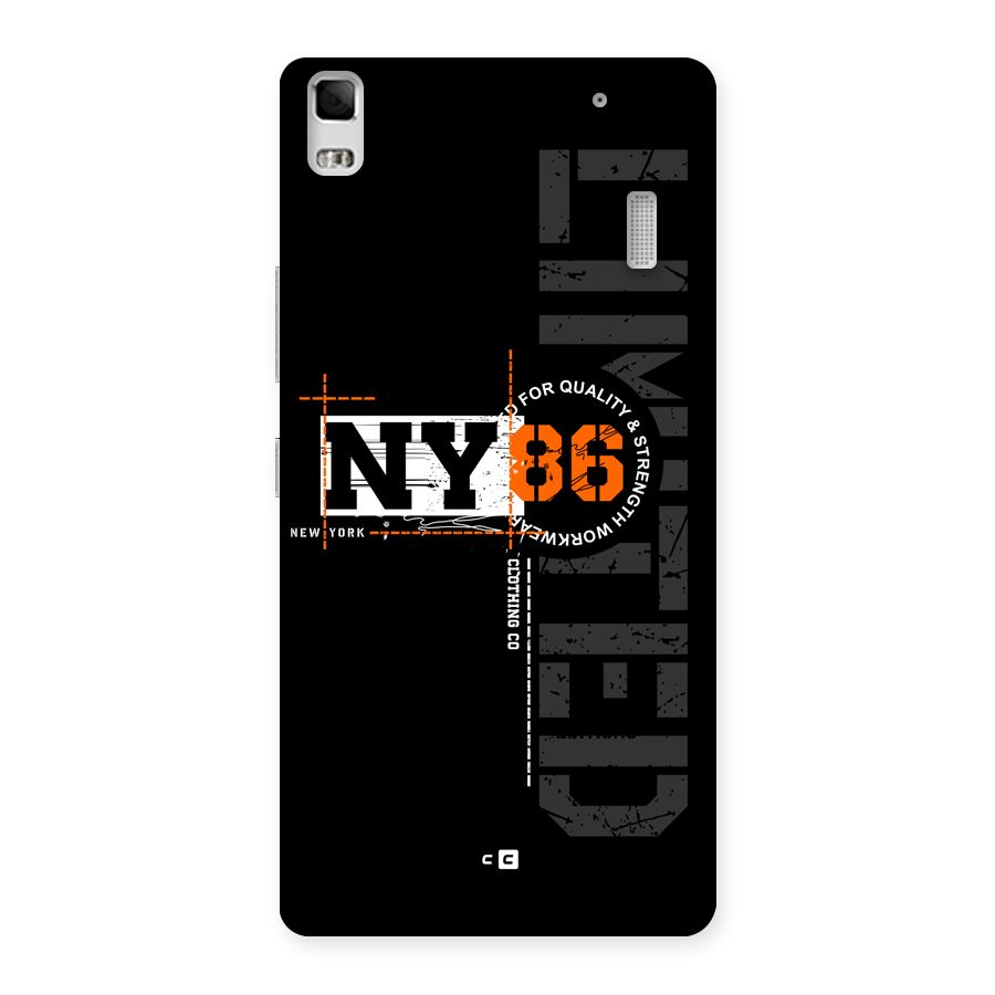 New York Limited Back Case for Lenovo A7000
