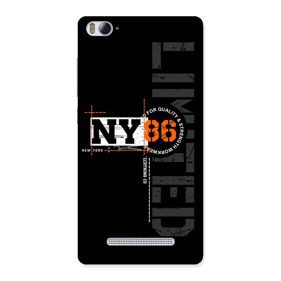 New York Limited Back Case for Mi4i