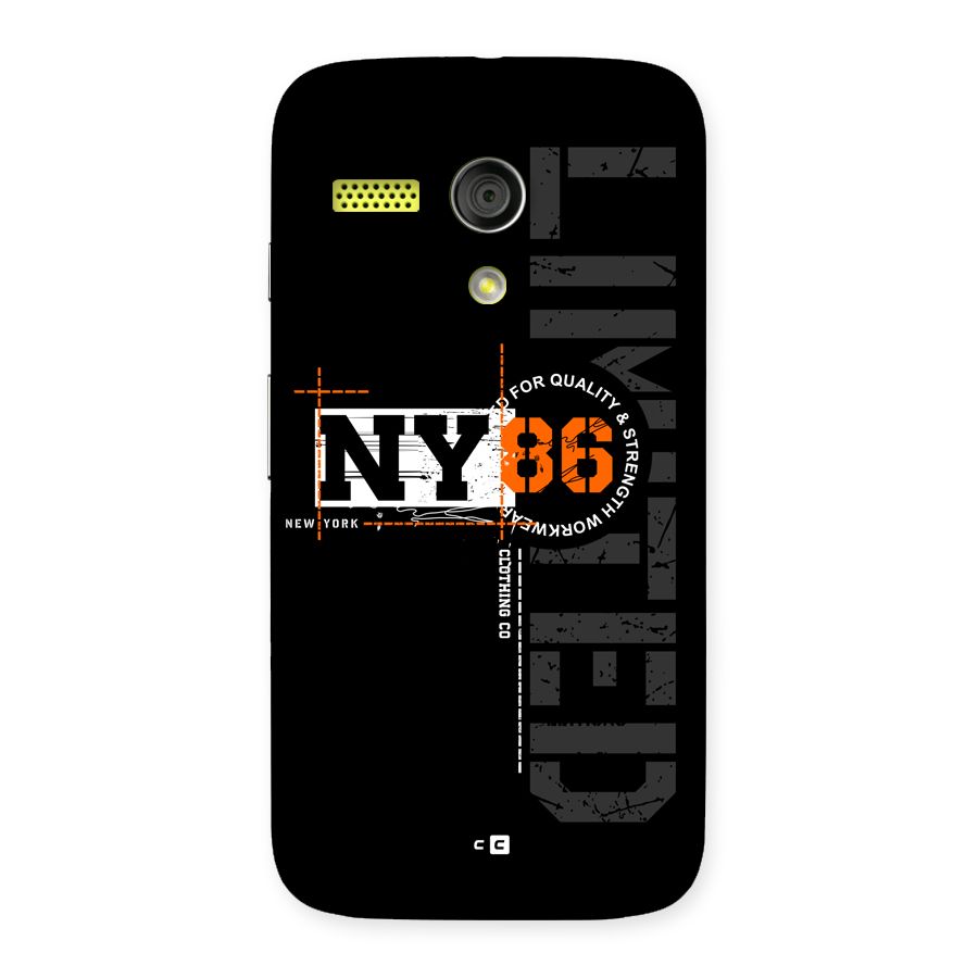New York Limited Back Case for Moto G