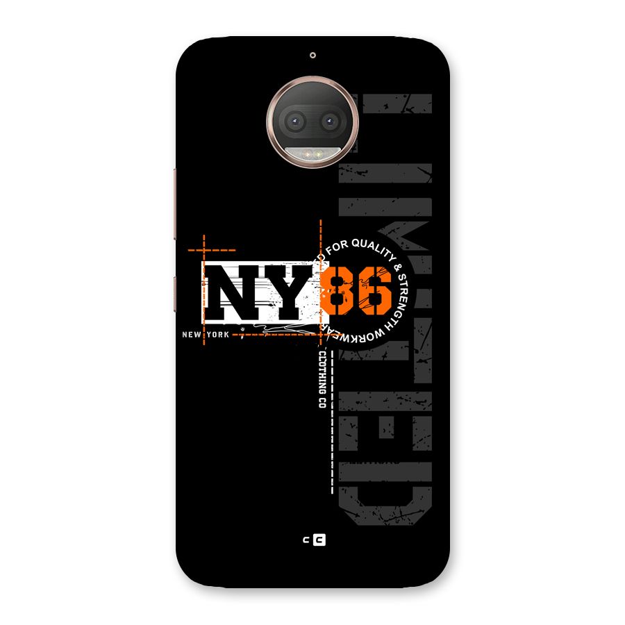 New York Limited Back Case for Moto G5s Plus
