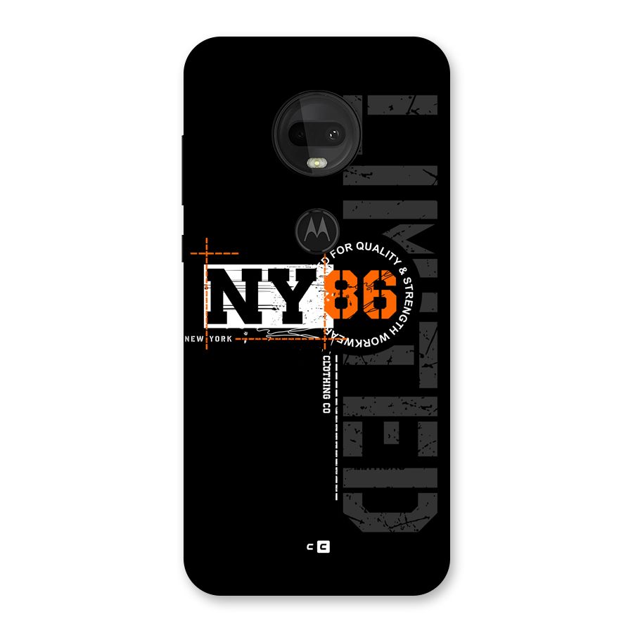 New York Limited Back Case for Moto G7