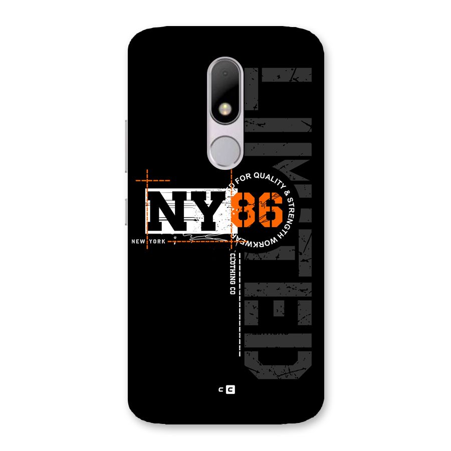 New York Limited Back Case for Moto M