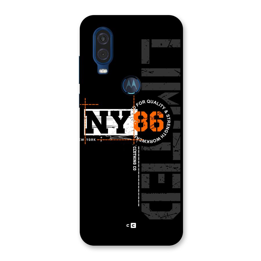 New York Limited Back Case for Motorola One Vision