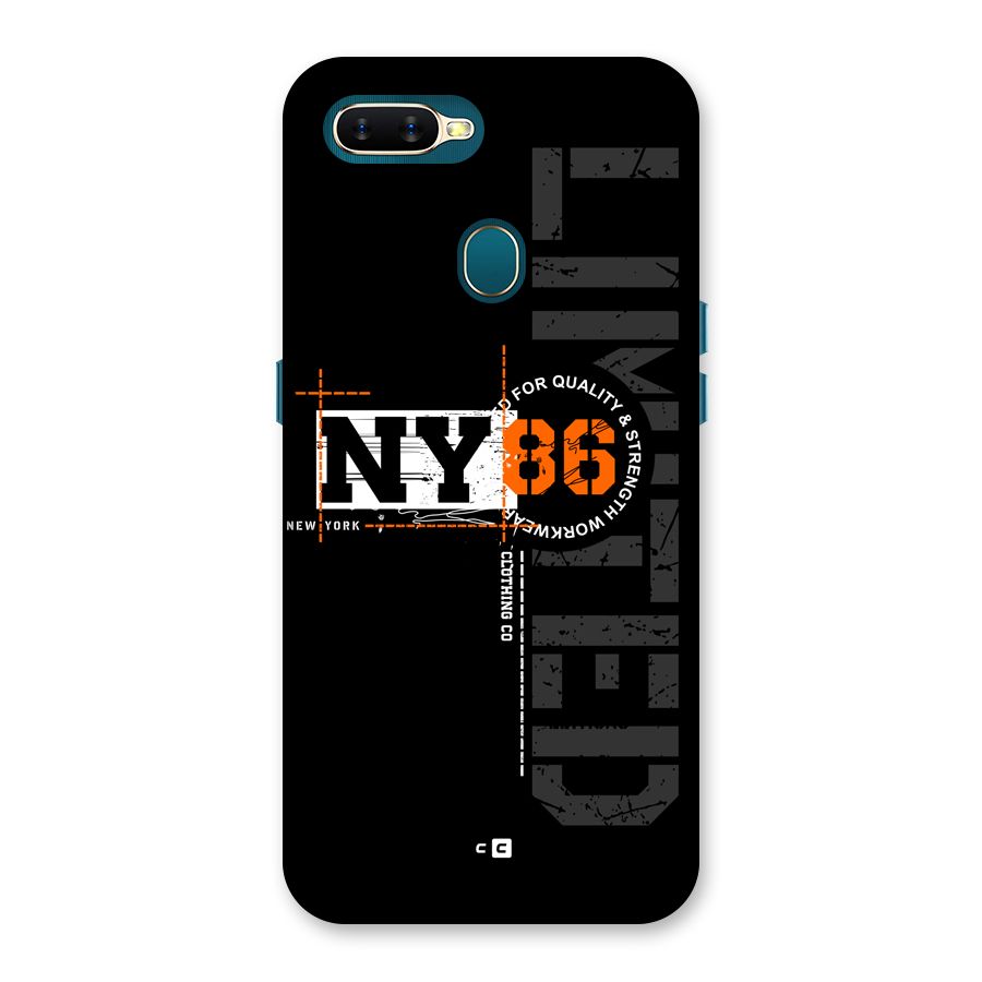 New York Limited Back Case for Oppo A12