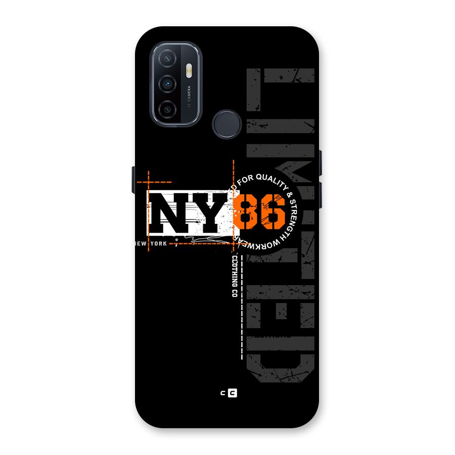 New York Limited Back Case for Oppo A33 (2020)