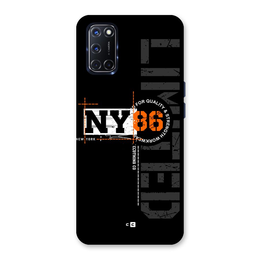 New York Limited Back Case for Oppo A52
