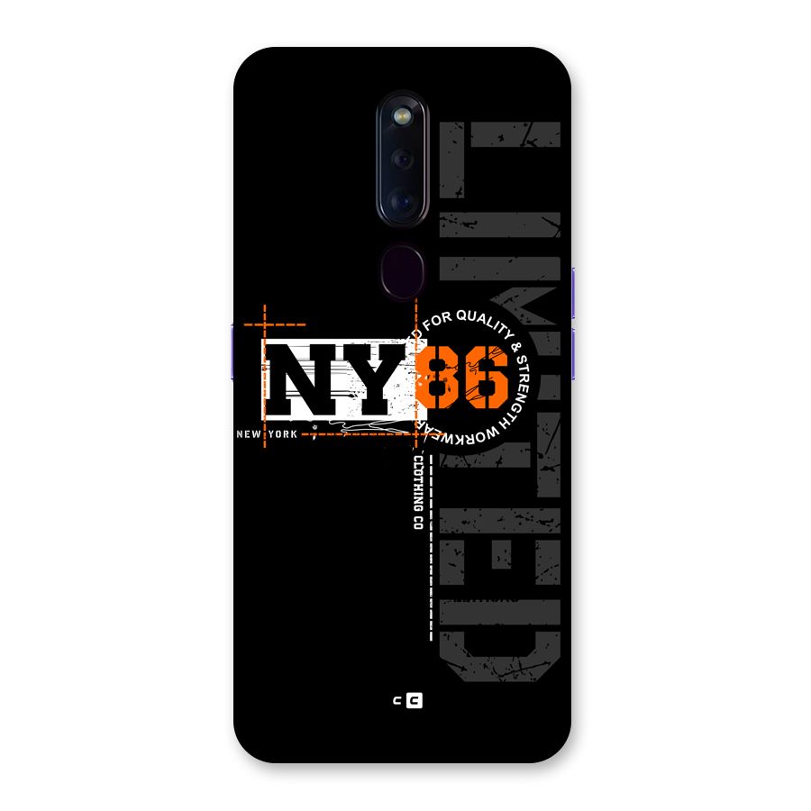 New York Limited Back Case for Oppo F11 Pro