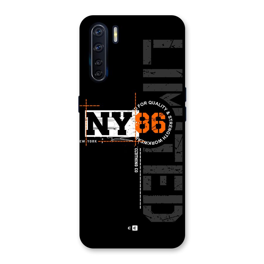New York Limited Back Case for Oppo F15