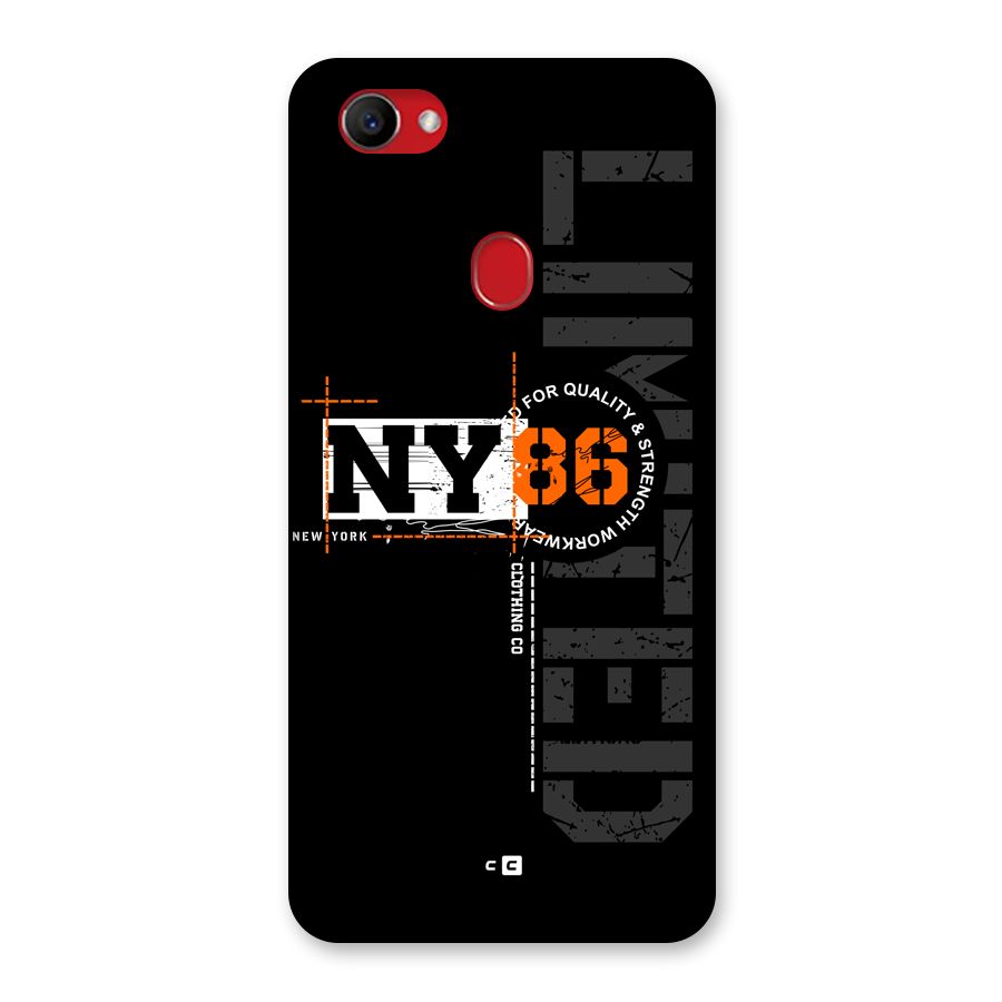 New York Limited Back Case for Oppo F7