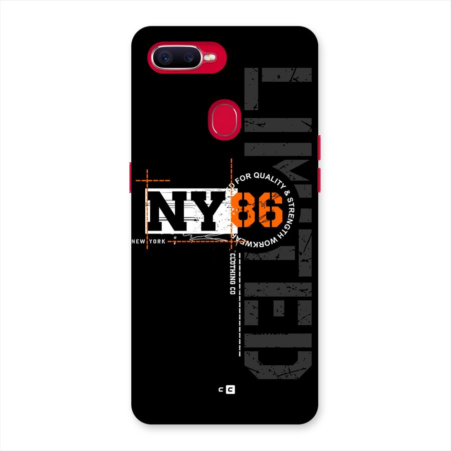 New York Limited Back Case for Oppo F9 Pro