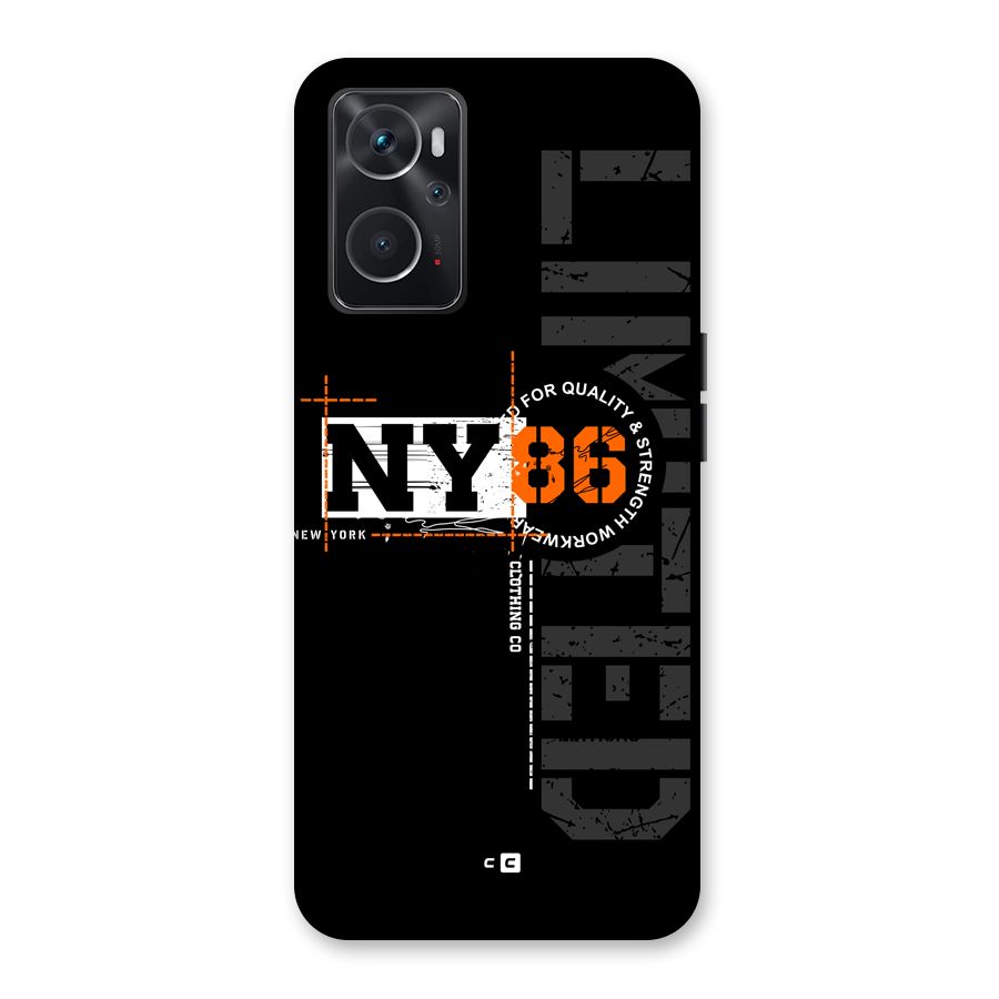 New York Limited Back Case for Oppo K10 4G