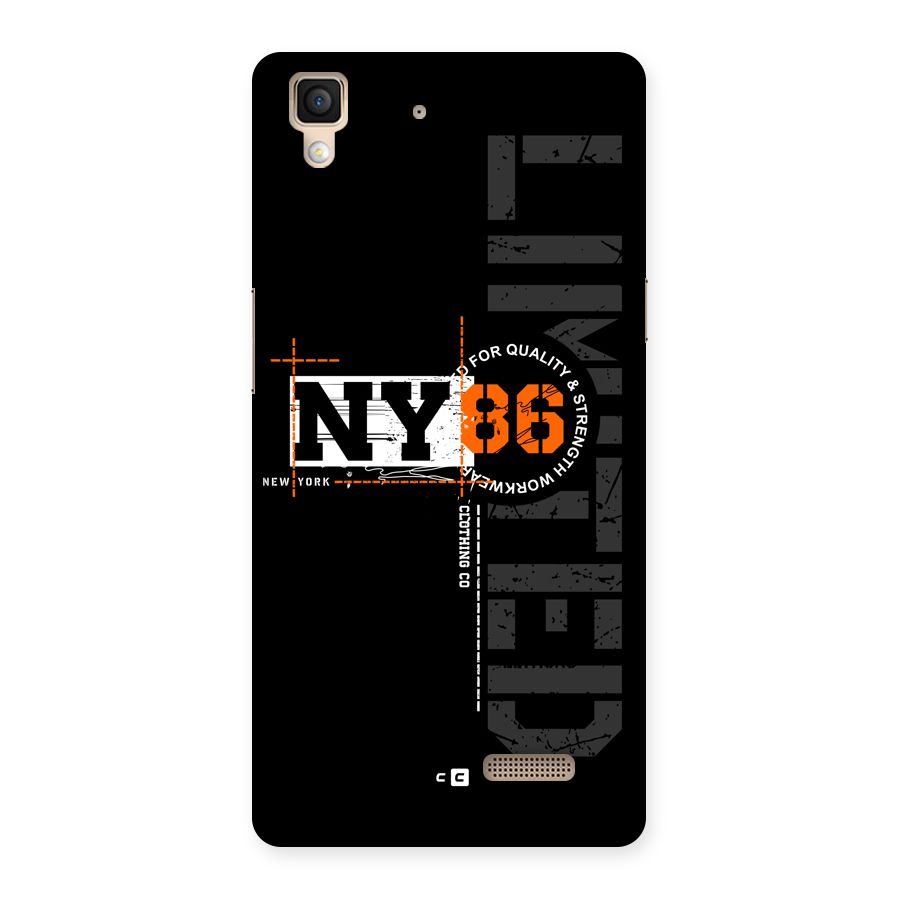 New York Limited Back Case for Oppo R7