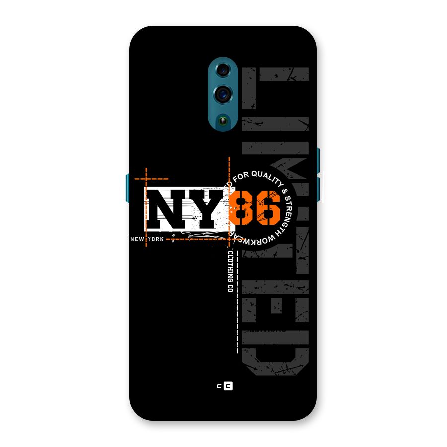 New York Limited Back Case for Oppo Reno