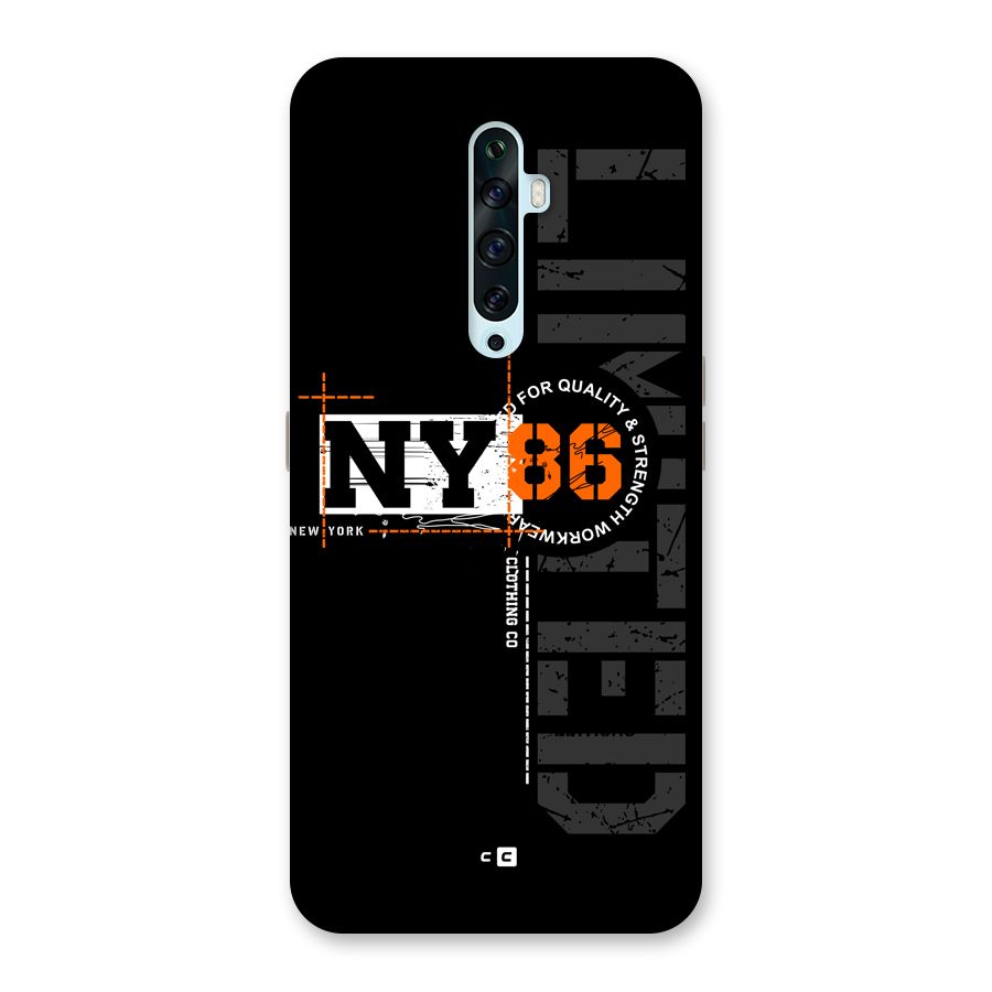 New York Limited Back Case for Oppo Reno2 F